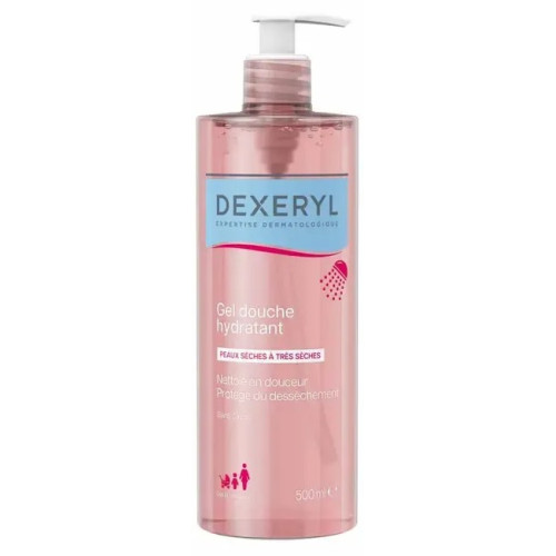 Gel Douche Dexeryl 500 mL - Hydratation intense pour peaux sèches