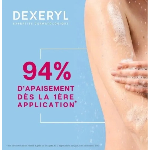 Gel Douche Dexeryl 500 mL - Hydratation intense pour peaux sèches