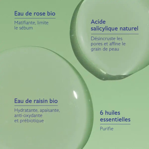 Caudalie Lotion Purifiante Bio : Purifie & Matifie Peaux Mixtes