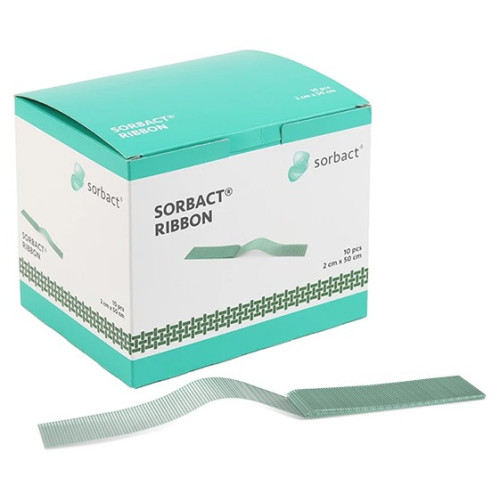 Sorbact Mèche INRESA : Pansement stérile anti-infectieux pour plaies