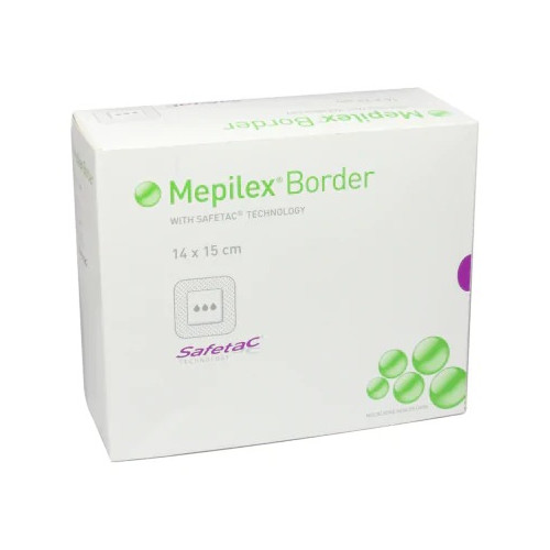 Pansement Mepilex Border Flex : Cicatrisation optimale - 14x15 cm