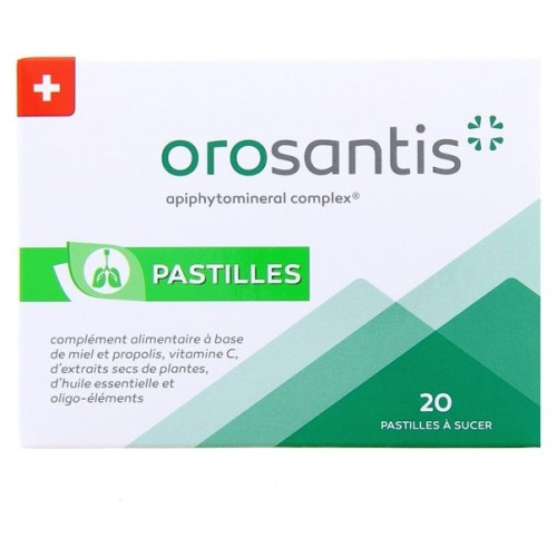 Pastilles gorge Santis : Miel-propolis pour apaiser - 20 pastilles