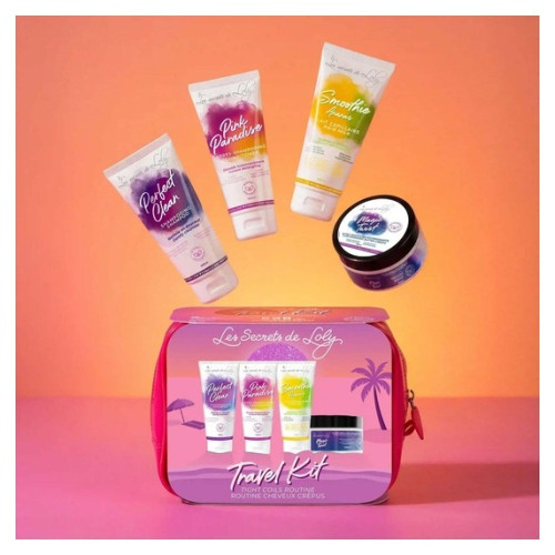 Kit Voyage Cheveux Crépus : Routine Complète en 4 Soins 100% Naturels