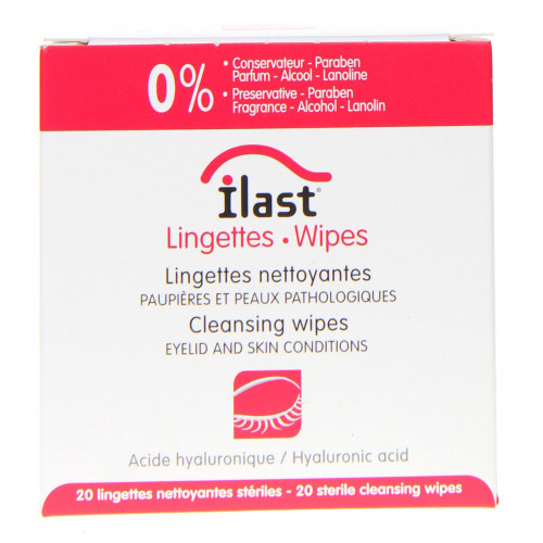 HORUS PHARMA Ilast Lingettes Nettoyantes Paupières et Peaux Pathologiques-7568