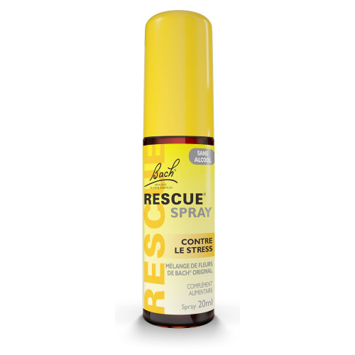 Spray Rescue® Fleurs de Bach - Sérénité Sans Alcool 20 mL