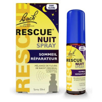 Spray Nuit FLEURS DE BACH : Sommeil réparateur sans alcool, 20ml