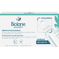 Sérum Physio Biolane Expert : Nettoyage nez & yeux bébé, 20 unidoses