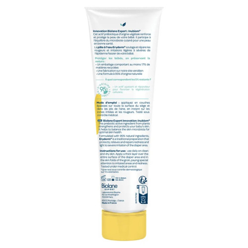 Pâte à l'Eau Eryderm Biolane : Protection peau bébé irritée