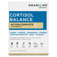 Granions Cortisol Balance : Équilibre Stress & Sommeil - 60 Cpr