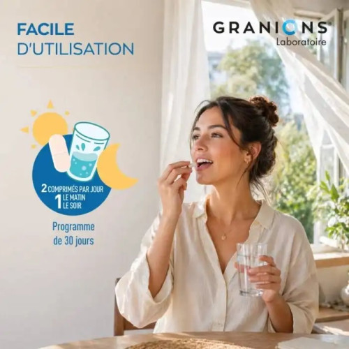 Granions Cortisol Balance : Équilibre Stress & Sommeil - 60 Cpr