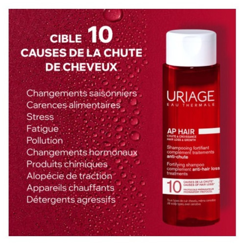 Uriage Shampoing Anti-Chute : Cheveux plus forts dès 1er usage