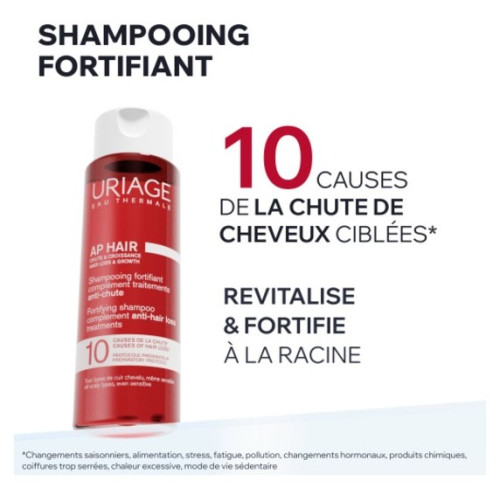 Uriage Shampoing Anti-Chute : Cheveux plus forts dès 1er usage