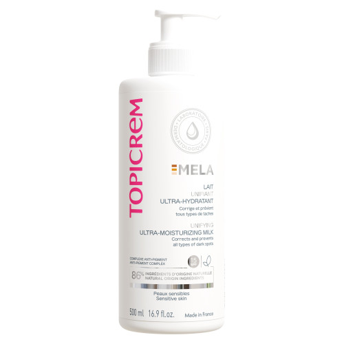 Topicrem Mela Lait SPF15 : Hydratation 24h & Anti-Taches
