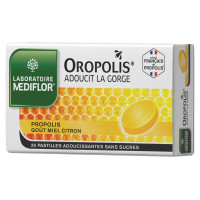 Pastilles VICKS Miel Citron : Gorge soulagée, sans sucre, 20 pastilles