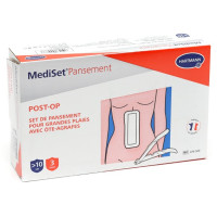 MediSet Post-Op Hartmann : Pansement Grandes Plaies avec Ôte-Agrafes