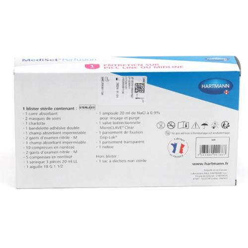 Mediset Hartmann : Entretien PICC-Line/Midline - Kit stérile pro
