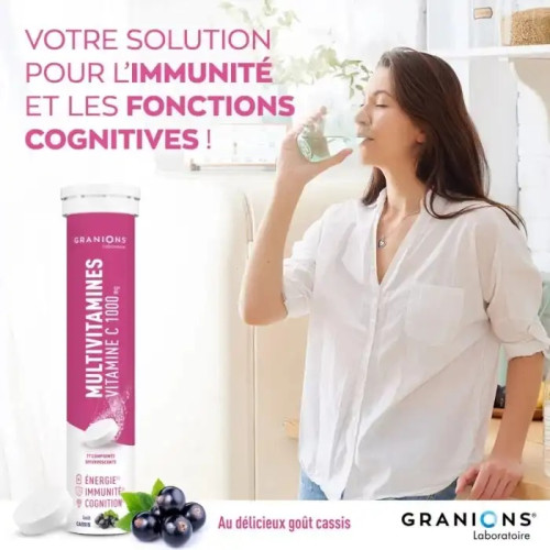 Granions Effervescent : Boost Énergie, Immunité et Concentration