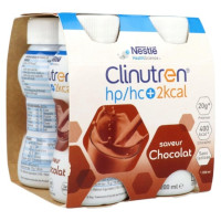 Clinutren HP/HC+ 2kcal Chocolat - Boisson hypercalorique et protéinée