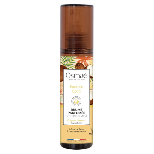Brume OSMAÉ Coco Vapo : Fraîcheur instantanée 100ml