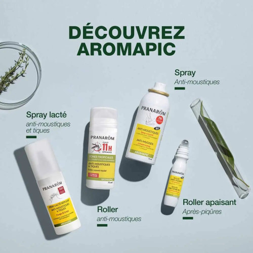 Pranarôm Spray Lacté : Anti-Moustiques & Tiques - 200 mL - Douceur