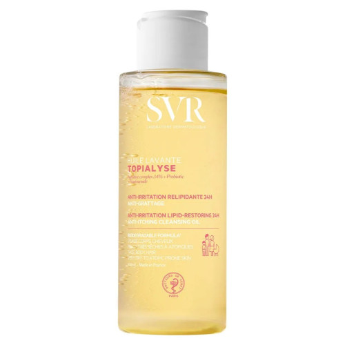 Huile Lavante SVR : Anti-Irritation Relipidante 100ml - Douceur 24h
