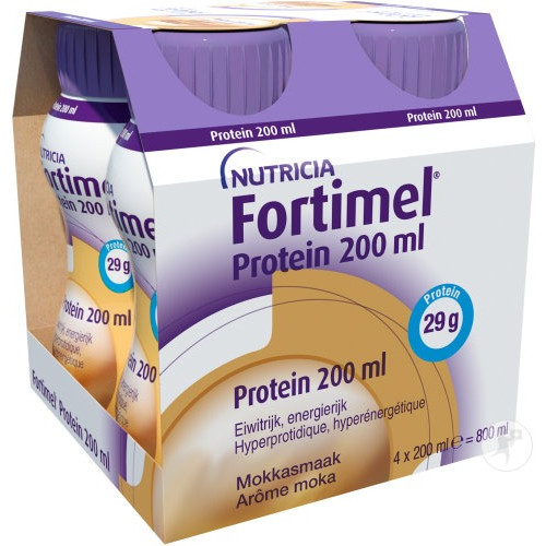 Nutricia Fortimel Moka : 29g protéines/200ml - Boisson HP/HC