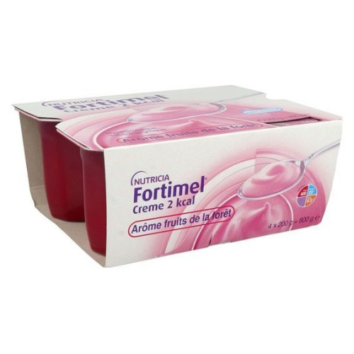 Nutricia Fortimel Crème Protéinée 2 kcal/ml - Fruits des Bois - 4x200g