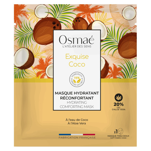 Masque Hydratant Osmaé Coco - Réconfort & Douceur Instantanée