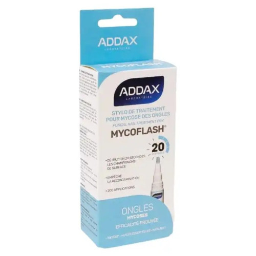 ADDAX MYCOFLASH Stylo : Traitement mycoses ongles en 20s