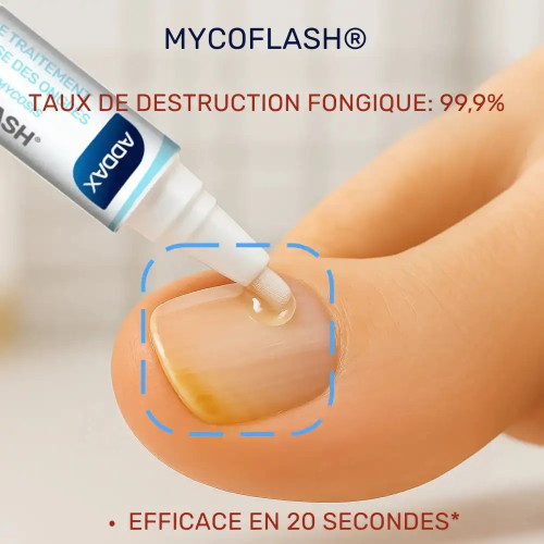 ADDAX MYCOFLASH Stylo : Traitement mycoses ongles en 20s
