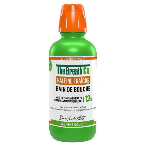 Bain de Bouche Menthe Douce : 12h Haleine Fraîche - Sans Alcool