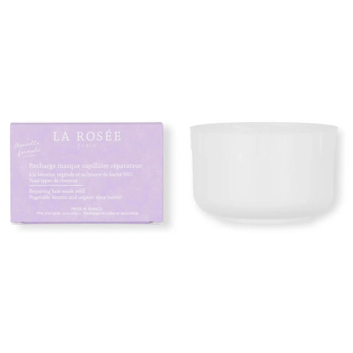 Masque Capillaire La Rosée : Réparation & Brillance - 200g Recharge
