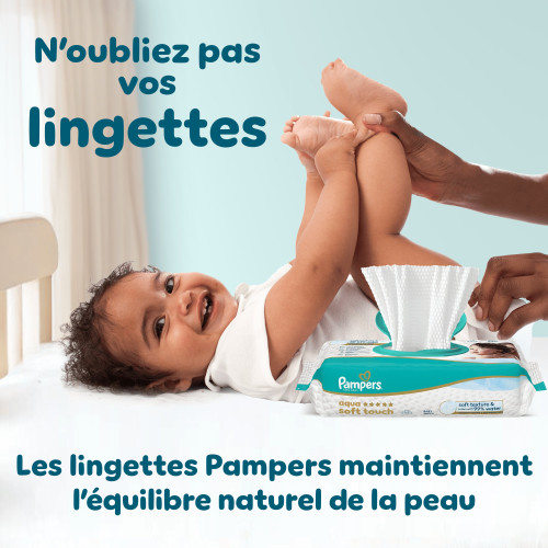 Pampers Premium Taille 0 : Protection 12h, peau ultra-douce