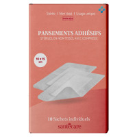 Pansements adhésifs Santecare 10x15cm - Protection optimale