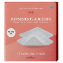 Compresses stériles Santecare 10x10cm - Idéales pour plaies et soins