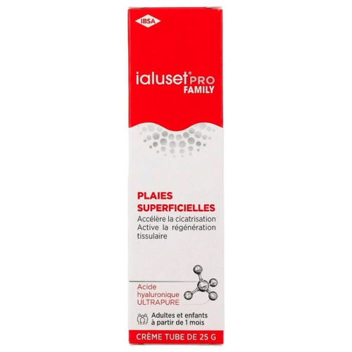 IBSA Ialuset Pro : Crème cicatrisante plaies superficielles dès 1 mois