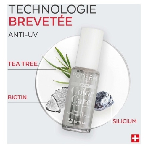 PODERM Top Coat Vernis - Brillance & Protection UV - 8ml