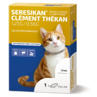 Collier antiparasitaire chat Clément Thékan - Protection 8 mois