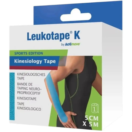 LEUKOTAPE K - Bande Bleue 5cm | Soutien Musculaire & Articulaire