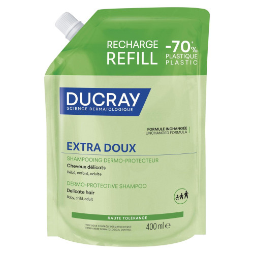 Ducray Shampoing Extra-Doux : Nettoyage Doux pour Cheveux Délicats