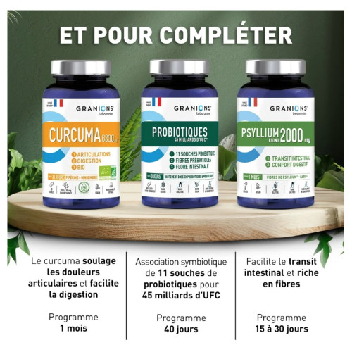 L-Glutamine 3000mg Granions : Énergie & récupération - 120 comprimés