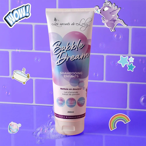 Shampooing Enfant Bubble Dream : Douceur & Brillance pour Boucles