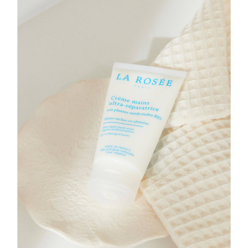 Crème mains La Rosée : Réparation ultra-douce pour mains abîmées