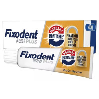 Fixodent Pro Plus : Adhésif prothèse neutre ultra-résistant - 35g
