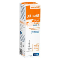 Pileje D3 Biane Fort : Spray Vitamine D3 3000UI - 100 jours d'apport
