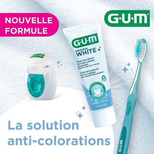 Gum Dentifrice Blancheur : Éclat Naturel, Taches Disparues