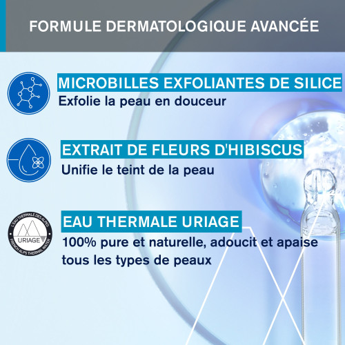 Gelée Gommante Uriage - Éclat & Douceur pour Peaux Normales à Sèches