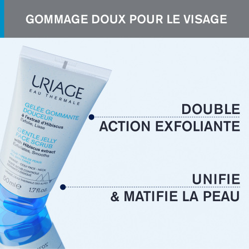 Gelée Gommante Uriage - Éclat & Douceur pour Peaux Normales à Sèches
