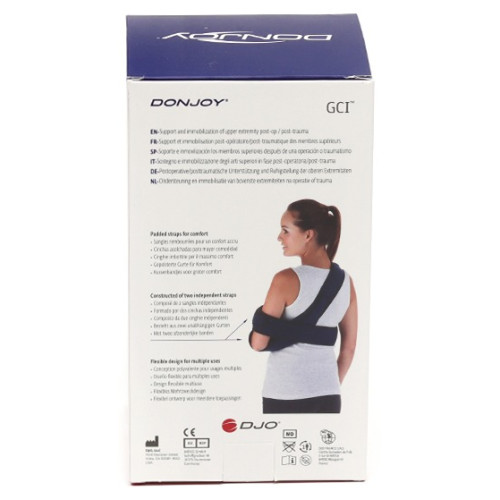 DJO Écharpe épaule GCI : Immobilisation coude/épaule après fracture
