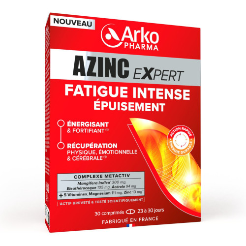 Arkopharma Fatigue Intense : Zinc + vitamines pour une énergie durable